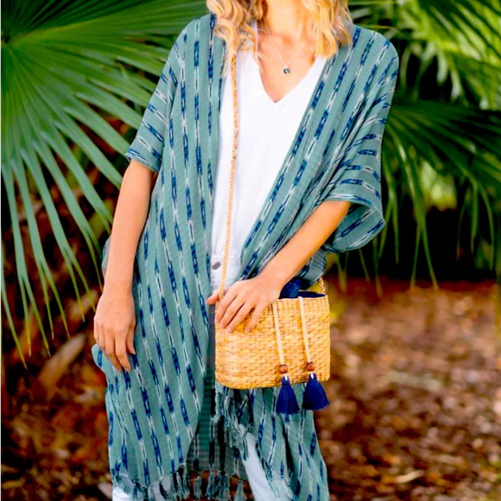 Laguna Silk kimono by Trades of Hope